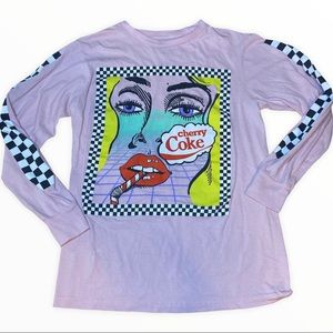 Vintage Coca Cola Pop Art long sleeve